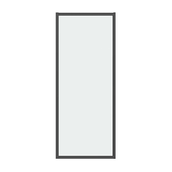 Душевая перегородка Grossman Style 200.K33.05.70.21.00 70х195 стекло прозрачное профиль черный матовый